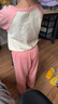 巴布豆兒童睡衣家居服套裝男童純棉親膚透氣女童薄款空調服【7A抗菌】 【長(cháng)袖款】粉 小麗早睡早起 110 曬單實(shí)拍圖