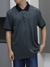 Calvin KleinJeans25春夏男士通勤ck絲光棉撞色翻領(lǐng)短袖T恤POLO衫4L0013S UB1-太空黑 L 曬單實拍圖
