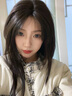 瑞貝卡（Rebecca）假發(fā)女真人發(fā)絲頭頂遮白發(fā)補發(fā)片自然蓬松增加發(fā)量高顱頂假發(fā)片 自然黑 25cm 【胎毛八字劉?！?曬單實拍圖