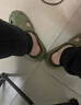 家家樂(lè )拖鞋女2026新款潮流洞洞鞋耐磨防臭夏季防滑包頭外穿涼拖 卡其綠 44-45 曬單實(shí)拍圖