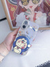 圣圖朗高級感藍光叮當(dāng)貓iphone15新款蘋果16手機殼13可愛情侶14promax卡通女Mate60帶鏡頭膜12華為11全包 閃粉鏡頭膜 點鉆吐舌頭叮當(dāng)貓-粉色  iPhone 16 曬單實拍圖