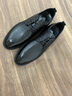 蜘蛛王男士皮鞋官方正品英倫風(fēng)真皮商務(wù)正裝鞋系帶配西褲男鞋德比鞋 黑色-印花-【頭層牛皮】 42 曬單實拍圖