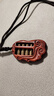 綿德檀木算盤(pán)吊墜掛件項飾男女小商品可活動(dòng)算盤(pán)項鏈掛飾景區旅游飾品 祥云檀木算盤(pán)-咖繩  A13-104 曬單實(shí)拍圖