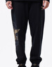 BOY LONDON25新款春夏情侶款休閑褲老鷹logo印花針織長褲N15007 黑色 M 曬單實拍圖