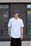 TOMMY HILFIGER【輕奢感】25夏男純棉雙面平紋休閑輕薄高級(jí)感短袖上衣T恤37508 白色YBR L （推薦：150-165斤） 曬單實(shí)拍圖