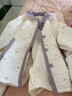 婧麒（JOYNCLEON）空氣棉月子服孕婦睡衣秋冬款產(chǎn)后保暖哺乳喂奶待產(chǎn)家居服套裝 香芋紫【面料升級款】適合0~25° XL 曬單實拍圖