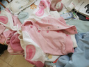 優(yōu)奇嬰兒外套春秋新款外出衣服男童女童開衫1歲兒童2幼兒上衣寶寶秋裝 藍色 100 曬單實拍圖