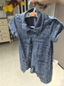 babylove嬰幼兒連體衣夏季男女寶寶輕薄透氣外出服純棉衣服短袖哈衣爬服 海洋小縱隊(duì) 100cm 曬單實(shí)拍圖