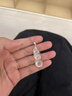 翡可翡可 天然冰種玉吊墜A貨 白月光玉髓吊墜四季發(fā)財(cái)福豆玉髓S925銀項(xiàng)鏈 冰種玉髓福豆【附國檢證書】 曬單實(shí)拍圖
