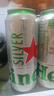 喜力喜力啤酒Heineken國產星銀500ml*5/9罐鋁罐全麥釀造啤酒 喜力星銀【500ml*9罐】 曬單實拍圖