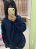 JEANSWEST CLUB真維斯連帽衛(wèi)衣女加絨加厚秋冬女生外套休閑中長(zhǎng)款百搭寬松帽衫 曬單實(shí)拍圖