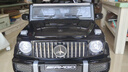 小果凍兒童電動(dòng)車(chē)四輪大g越野車(chē)遙控汽車(chē)可坐大人玩具車(chē)可駕駛 烤漆黑四驅(qū)【遙控+超威12V大電瓶 曬單實(shí)拍圖