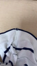 羅蒙（ROMON）條紋針織長袖t恤女春季女裝2025新款洋氣百搭圓領(lǐng)休閑T恤上衣女 白色 S 曬單實(shí)拍圖
