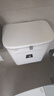日式高品質(zhì)衛(wèi)生間家用免打孔懸掛廢紙簍收納桶壁掛帶蓋廁所垃圾桶 9升白色 帶內(nèi)桶（一鍵打包）推薦 曬單實(shí)拍圖