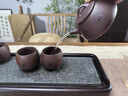 溪茗軒宜興純手工紫砂壺茶具套裝小容量朱泥西施壺養(yǎng)生壺套裝茶壺禮盒 雙色西施210cc【一壺四杯】 曬單實(shí)拍圖
