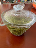 唐興日式玻璃錘紋公道杯耐熱手抓公杯家用泡茶杯大容量功夫茶海分茶器 冰露蓋碗（透明) 曬單實(shí)拍圖