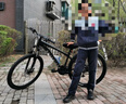 迪卡儂EXPL50山地自行車(chē)鋁合金車(chē)架男女同款成人變速21速ST100機械碟剎 墨色 S碼【適合身高155-164cm】 27.5英寸 21速 曬單實(shí)拍圖