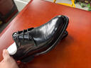 蜘蛛王男鞋雙層純牛皮皮鞋男2025商務(wù)正裝男士高端軟底小碼內增高鞋男款 黑色【雙層牛皮鞋】 41 (255mm) 【雙層牛皮】 曬單實(shí)拍圖