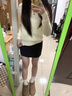 巧丂黑色半身裙女短裙秋冬2025春季小個(gè)子高腰顯瘦通勤a字毛呢包臀裙 黑色短裙 毛呢料 M 【95-105斤】 曬單實(shí)拍圖