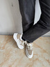 TOP GLORIA內(nèi)增高男鞋板鞋男款8cm2025青年運(yùn)動(dòng)休閑鞋男真皮透氣增高輕厚底 8cm增高白杏色8S761-8 37 曬單實(shí)拍圖