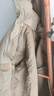 馬登工裝 美式復(fù)古PCU連帽棉服戶外登山中長款派克服加厚棉襖大衣男冬 卡其色 L 曬單實(shí)拍圖
