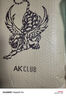 AKSERIESAK男裝夏季新款輕復(fù)古簡約百搭繡花光板休閑短袖T恤男2300001 黑色 M 曬單實拍圖