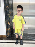 G.DUCKKIDS小黃鴨童裝男童夏季套裝短袖t恤夏裝兒童衣服寶寶夏天男孩體恤 淺綠色套裝 110 (建議98-105cm 3-4周歲） 曬單實拍圖