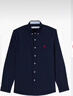 U.S. POLO ASSN.襯衫男春秋長袖白色休閑工裝外套高端免燙抗皺寬松藍(lán)色男士襯衣 曬單實(shí)拍圖