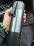拓進(jìn)德國(guó)進(jìn)口品質(zhì)茶杯茶水分離玻璃杯雙層男防摔水杯2025公職人員泡茶 黑色+獨(dú)立茶倉(cāng)【3層防摔-】 400ml 曬單實(shí)拍圖