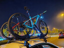 駒傲汽車(chē)頂自行車(chē)架轎車(chē)SUV通用車(chē)載自行車(chē)架行李橫桿山地公路單車(chē)架 2個(gè)自行車(chē)架+1對橫桿 高速 免打孔 曬單實(shí)拍圖