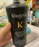 卡詩(shī)（KERASTASE）黑鉆鑰源洗發(fā)水1L滋養水潤柔順強韌順滑亮澤防毛躁潔凈進(jìn)口洗發(fā)露 卡詩(shī)黑鉆鑰源洗發(fā)水1000ml 曬單實(shí)拍圖