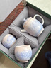 澤名家輕奢結(jié)晶釉冰花茶壺茶杯功夫茶具套組一壺兩杯喝茶套裝 藍(lán)冰花結(jié)晶釉·一壺兩杯 曬單實(shí)拍圖