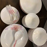 華光國瓷 骨瓷餐具 抗菌釉中彩碗盤套裝 喬遷之喜結(jié)婚禮品 花好月圓 花好月圓 22頭禮盒裝【抗菌瓷】 曬單實拍圖