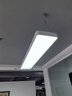 慧卓 辦公室吊燈LED長方形長條燈工業(yè)風(fēng)超市店鋪商用照明簡約現(xiàn)代吊線燈具工業(yè)風(fēng)條形商超工程高亮款 白色 120*30*6.5cm  56W 曬單實(shí)拍圖