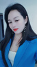 紫魅俏職業(yè)套裝女秋冬季正裝小西裝學(xué)生韓版時(shí)尚休閑外套高級感長(cháng)袖西服 藍色（西裝+褲子） M (建議90-100斤) 曬單實(shí)拍圖