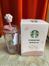 星巴克（Starbucks）杯子隨享粉色玻璃吸管杯咖啡牛奶貓爪桌面雙飲水杯女生禮物 隨享 曬單實(shí)拍圖