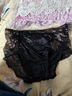 浪莎夏季冰絲內褲女士中高腰收腹抗菌棉檔提臀束腰無(wú)痕三角褲大碼蕾絲 四件裝[綠色+棕色+藍色+黑色] L (80-115斤) 曬單實(shí)拍圖