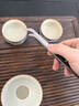 不拙黑檀木不銹鋼茶夾茶勺茶刀杯叉筆刷茶具配件 1-黑檀得心五配件 曬單實(shí)拍圖