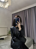 塔馳密司（touchmiss）氣質(zhì)新款皮衣女裝流行感優(yōu)雅綿羊皮女士皮衣短外套 黑色 M 曬單實(shí)拍圖