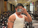 點(diǎn)悟工字背心男士純色棉運(yùn)動(dòng)健身緊身跨欄夏季健美訓(xùn)練彈力二股筋汗衫 白色 2XL （155-170斤）修身 曬單實(shí)拍圖
