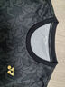 YONEX 新品尤尼克斯羽毛球服男女短袖速干運動服文化衫 男款-115071BCR-黑 3XL 曬單實拍圖
