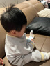 戴維貝拉（DAVE＆BELLA）滿月寶寶衣服0-3個月女寶連體衣嬰幼兒爬服秋裝新款小童包屁衣 灰藍色【現(xiàn)貨】 80cm（建議身高73-80cm） 曬單實拍圖