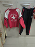 Converse匡威童套裝中大童衛衣褲子2件套兒童加絨運動(dòng)套裝過(guò)年紅色拜年服 匡威紅 130 /64 【建議身高116-122cm】 曬單實(shí)拍圖