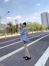 百麗踏夾趾拖鞋女夏外穿2025新款法式絕美感增高厚底黑色配裙子涼鞋 黑色 37 厚底黑色配裙子涼鞋 曬單實(shí)拍圖