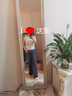 EP雅瑩女裝 印花壓褶H型罩袖修身收腰襯衫T恤小上衣 2025夏季新款5108A 米色 L 曬單實(shí)拍圖