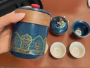 瀾春江千里江山文創(chuàng  )國潮古韻茶具套裝整套戶(hù)外旅行禮品高檔伴手禮盒裝 【千里江山藍木盒】古韻藍 曬單實(shí)拍圖