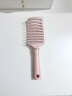 云穗排骨梳高顱頂頭發(fā)蓬松女士長(cháng)發(fā)專(zhuān)用神器吹發(fā)型造型頭梳大彎排梳子 【鏤空大彎梳*1把】山茶粉 曬單實(shí)拍圖