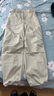 森馬（Semir）[商場同款]休閑褲女工裝風(fēng)闊腿褲2025春季長褲高街101125127003A 曬單實(shí)拍圖