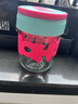 ins風(fēng)字母噸噸杯高顏值兒童杯牛奶杯玻璃杯便攜吸管杯活動(dòng)禮品杯 字母吸管杯-紅色字母 350ml 1只 曬單實(shí)拍圖