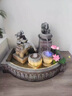 DAFIFY歐式大象魚池流水?dāng)[件循環(huán)噴泉假山風(fēng)水球陽臺花園造景開業(yè)禮 灰色款 曬單實(shí)拍圖